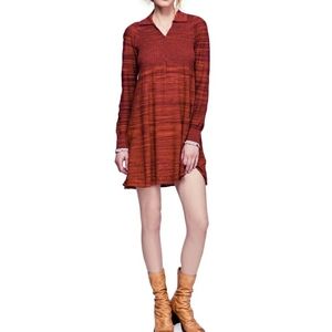 Free People Rain or Shine Space Dyed Dress